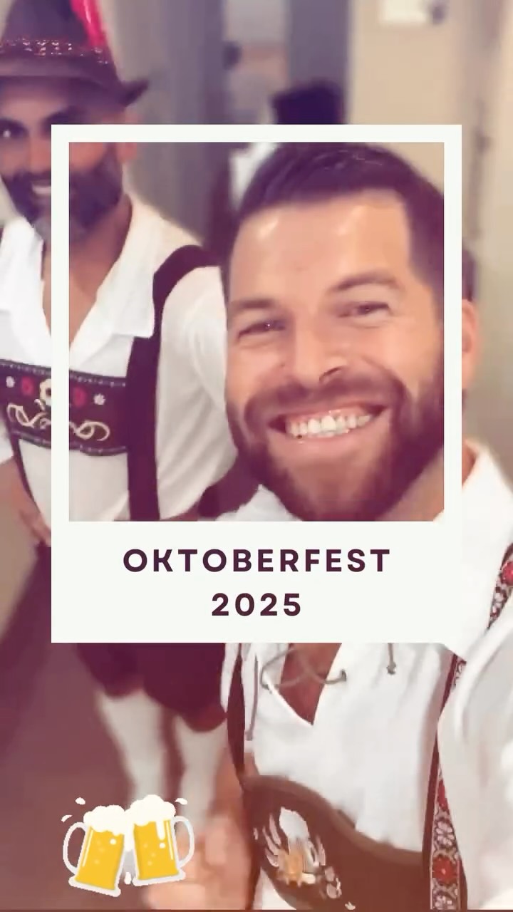 Instagram post by @calumcurry for Select Model Paris. Caption reads: Two steins in, one pretzel deep, and still no....