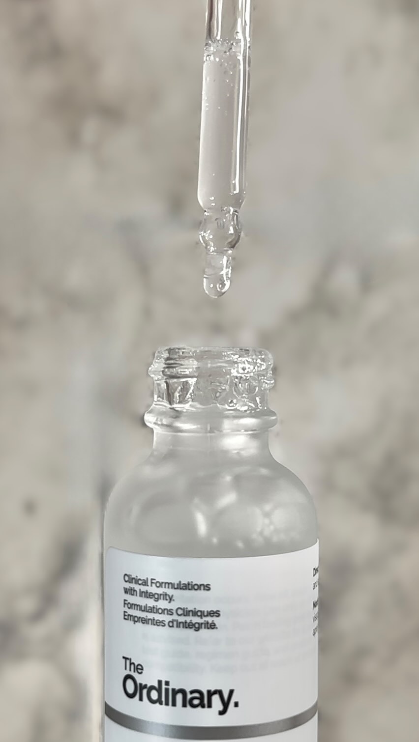 Instagram post by @barbaramaugery for DECIEM. Caption reads: #prodottooffertodaTheOrdinary 🫧 The Ordinary’s....