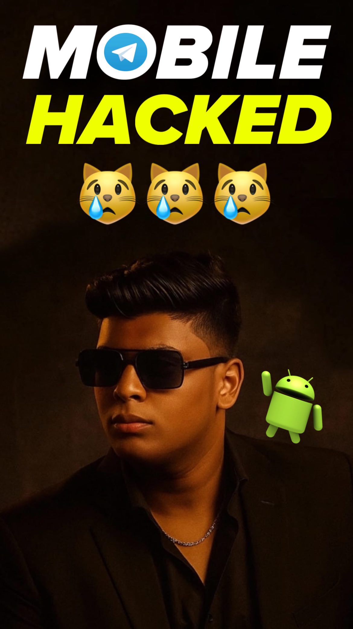 Instagram post by @ze4techindia for Android. Caption reads: Use Telegram❌Mobile Hacked✅🚨🫢
#reels #viral....