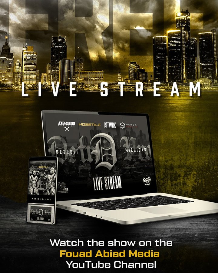 Instagram post by @detroitpro_am for Axe & Sledge Demo Crew. Caption reads: For you! The @detroitpro_am LIVE STREAM IS FREE!....