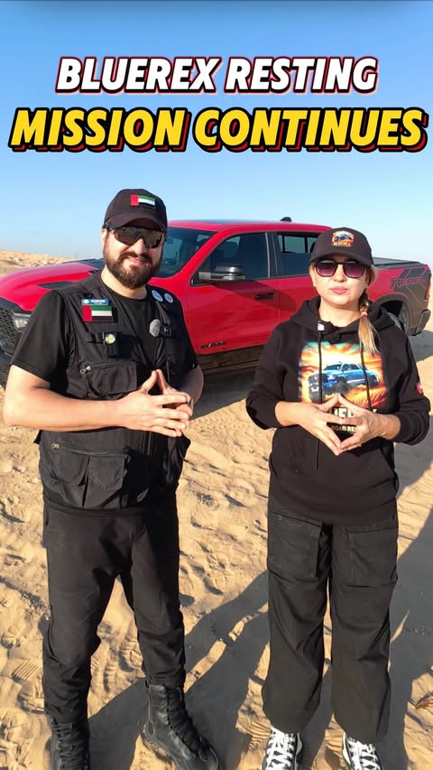 Instagram post by @bluerex_offroadrescue for Mopar. Caption reads: Today feels different.
BlueRex is taking a short....