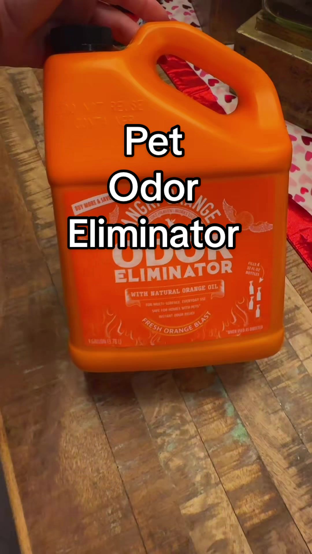 TikTok post by @atort45 for Angry Orange. Caption reads: [...] weapon that's clean and non toxic @Angry....