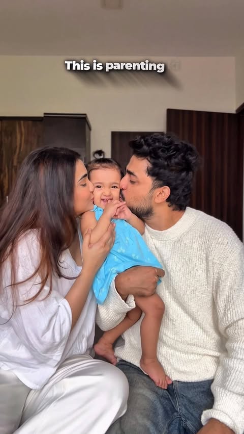 Instagram post by @tanishka_adaniya for Cetaphil Baby. Caption reads: [...] keeping her little skin soft with Cetaphil....