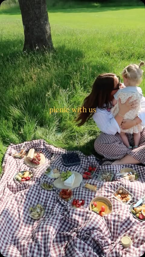 Instagram post by @poppydeyes for Waitrose. Caption reads: ad | picnic season with @waitrose....