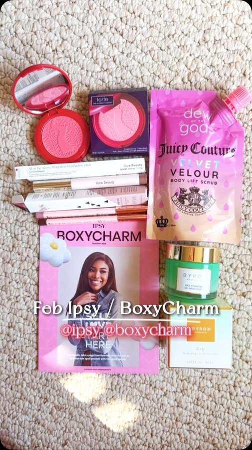 Instagram post by @lifeofacherrywife for Dew of the Gods. Caption reads: [...] @lysbeauty @rarebeauty @dewofthegods....