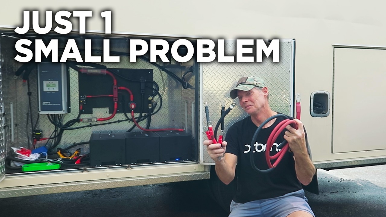 YouTube post by @TheCampulanceMan for Cash App Studios. Caption reads: I Had To REWIRE My New Battery System (Like....
