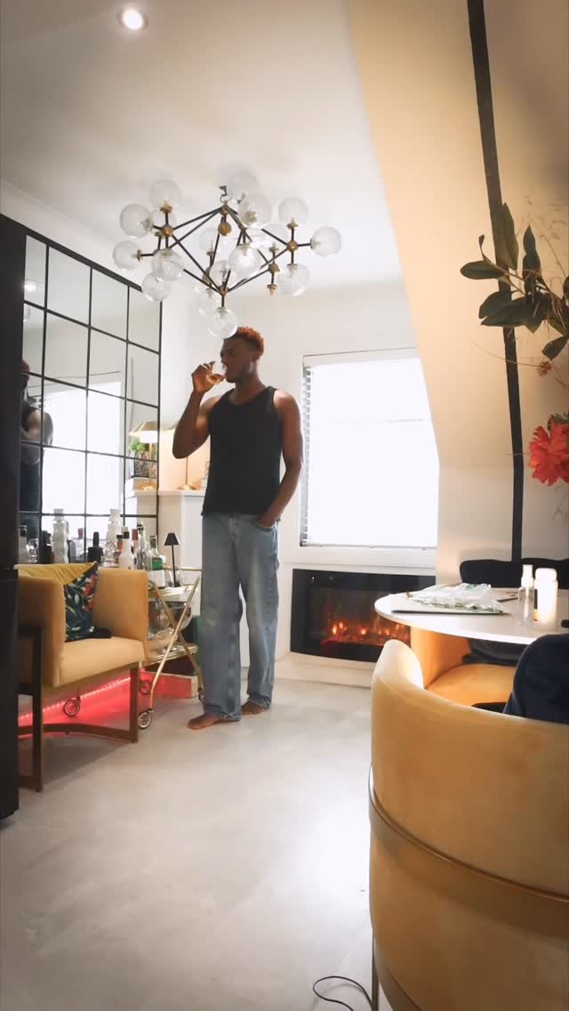 Instagram post by @howeydon for YesColours. Caption reads: Vincent Van Gogh’s apprentice 🖌️ 🖼️ 🥃 

Nothing....