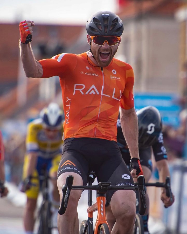 Instagram post by @hphcycling for Rudy Project North America. Caption reads: With our final season as Rally Cycling coming to a....