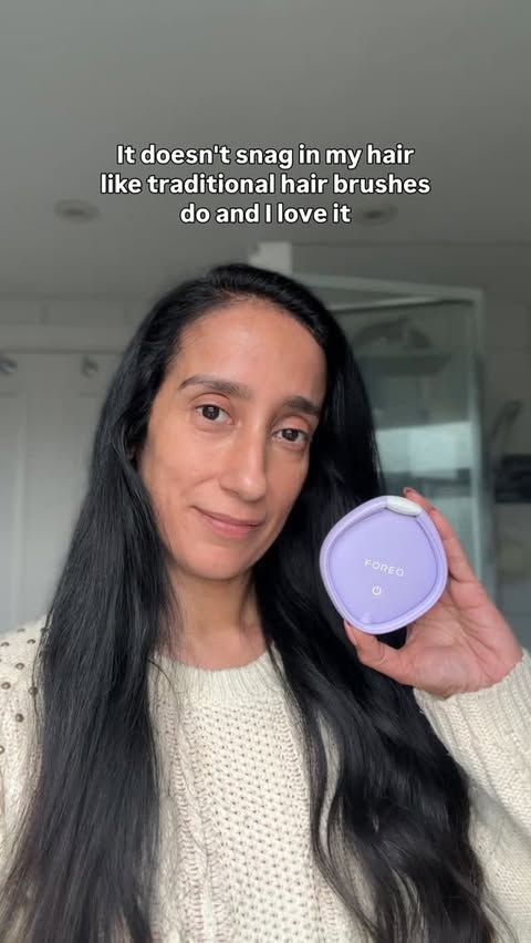 Instagram post by @allaboutatima for FOREO. Caption reads: Ad-@foreo_uk have come up with the perfect way to....