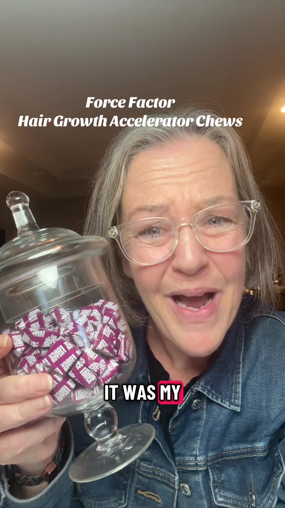 TikTok post by @loopelaine for Force Factor. Caption reads: #forcefactor #forcefactorpartner @Force Factor....