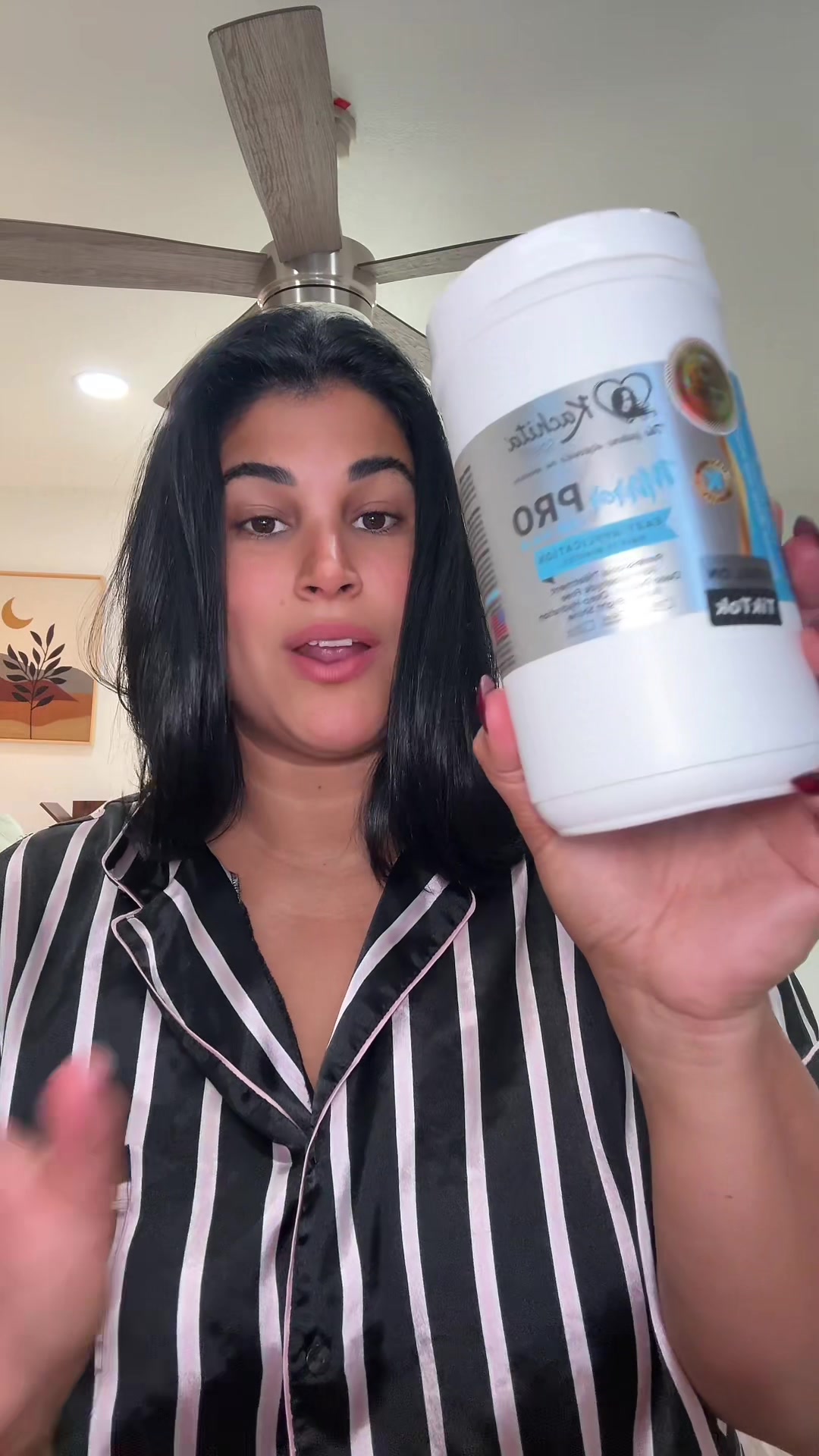 TikTok post by @leahamore for Kachita Spell. Caption reads: #haircare #kachitaspell @Kachita Spell....