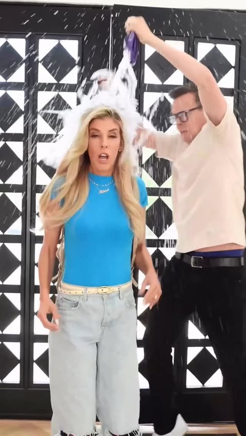 Instagram post by @rebeccazamolo for Microsoft. Caption reads: I finally got payback 😏 Thanks @microsoftcopilot....