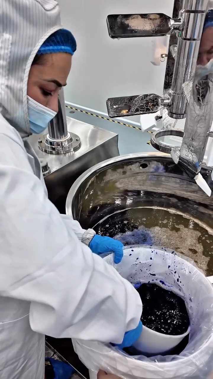 Instagram post by @kristinaorlicedmonds for Qure Skincare. Caption reads: How many skincare companies do you know that do....