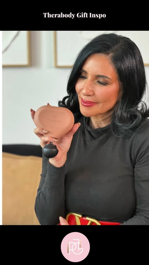 Instagram post by @joplacencio for Therabody. Caption reads: Thank you @therabody for sending over this amazing....