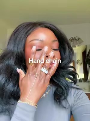 TikTok post by @maxywithmoxy for Turandoss Jewelry. Caption reads: The tiniest jewelry detail can make the biggest....