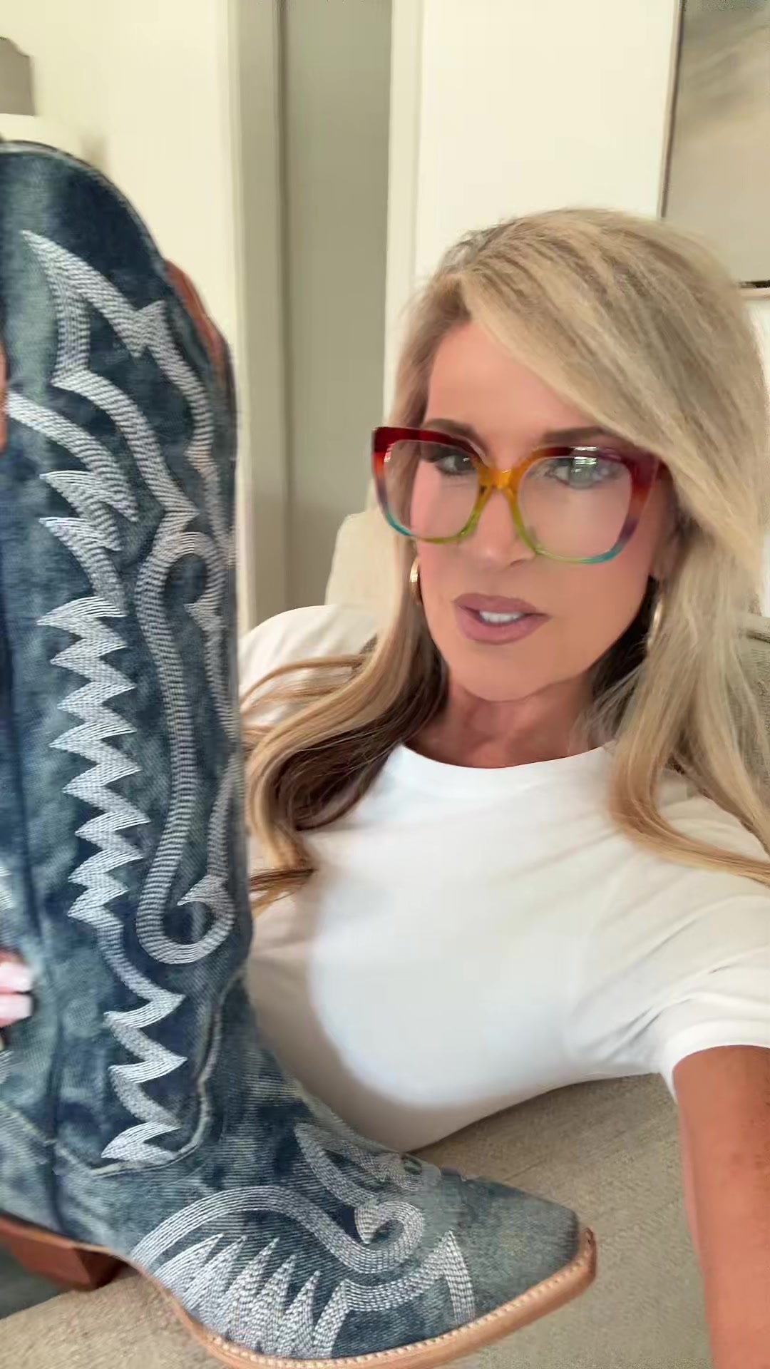 TikTok post by @pamj2990 for Dan Post Boot Company. Caption reads: No words can do these justice #boot #boots #cowboy....