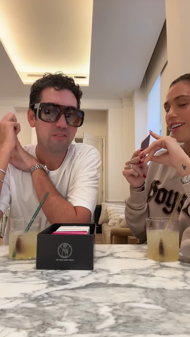 Instagram post by @halliebatchelder for Hasbro. Caption reads: Such a fun game to break the ice #ad #TruthorDrink....