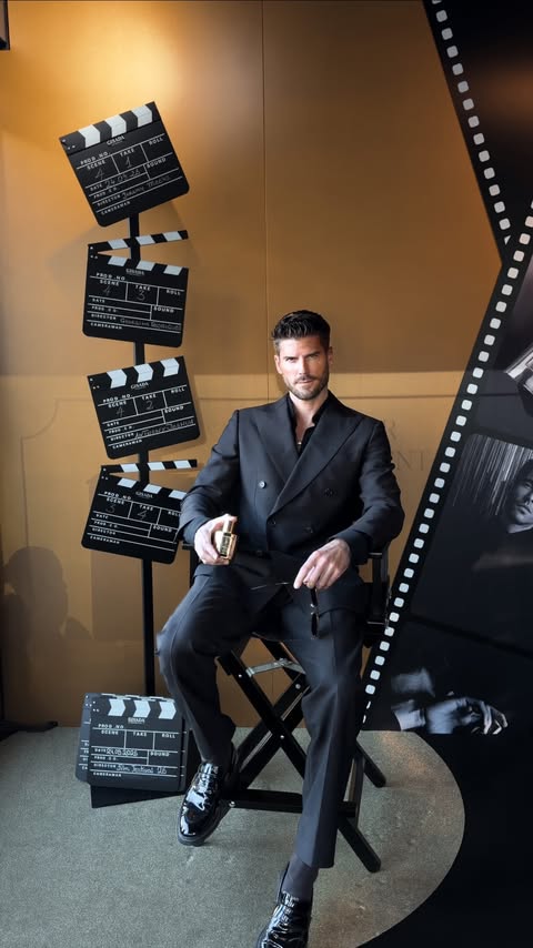 Instagram post by @kevinlutolf for Gisada. Caption reads: [...] at @zurichfilmfestival with @gisadaofficial....