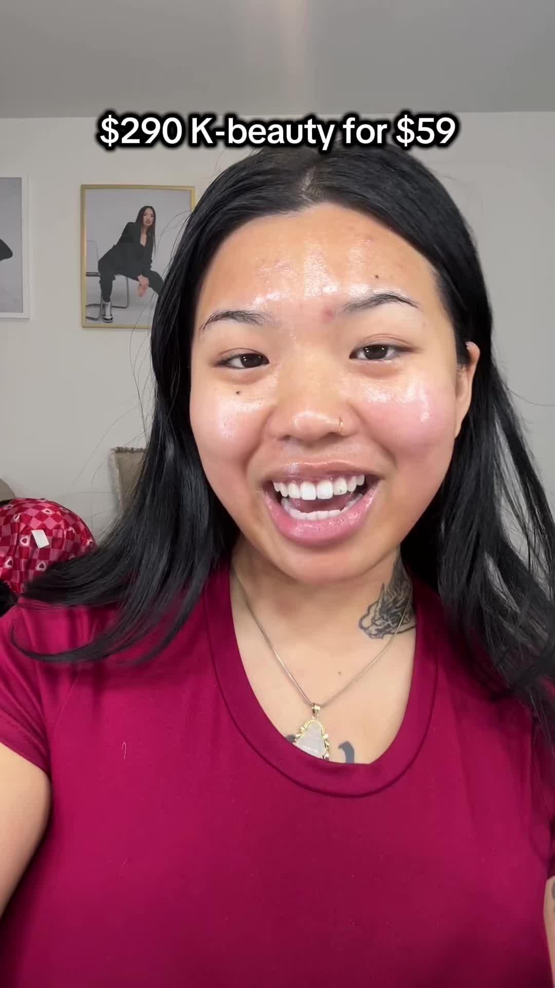 TikTok post by @nanihameha for StyleKorean US. Caption reads: [...] @StyleKorean Influencers @stylekoreanus.