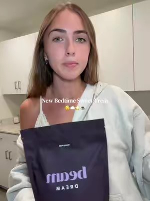 TikTok post by @presleighcramer for Beam. Caption reads: [...] all types of beverages recently TY @Beam 🤤....