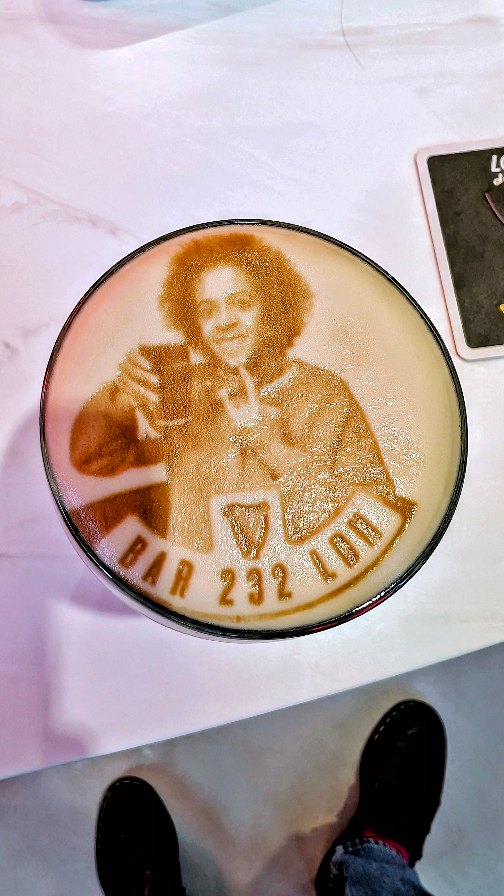 Instagram post by @melissafood for Guinness. Caption reads: Welcome to London....