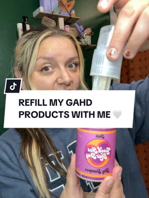 TikTok post by @bayroru for Good Ass Hair Day. Caption reads: Refill day with @Good Ass Hair Day 🤍....