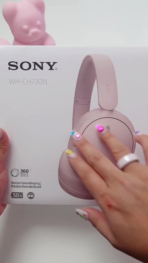 Instagram post by @jennybdoll for Sony Electronics. Caption reads: New Sony headphones, but obviously I had to get....