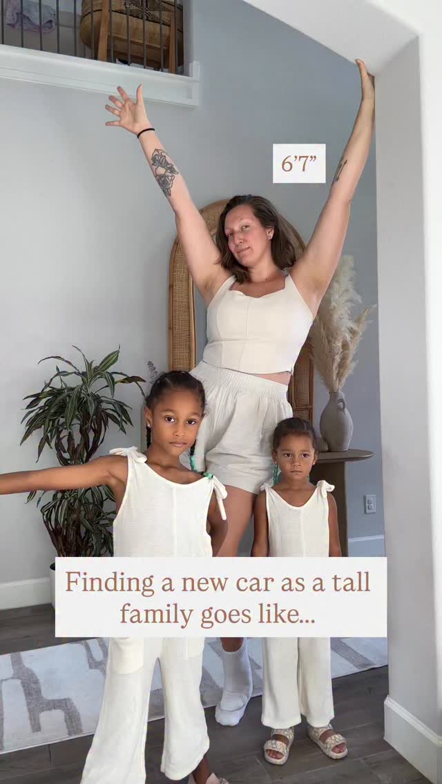 Instagram post by @the.nkunims for Autotrader. Caption reads: With three kids, two tall parents, and countless....