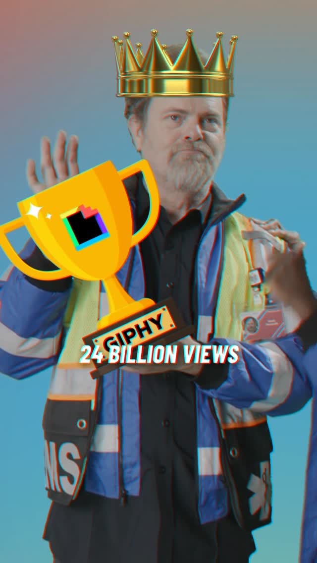 Instagram post by @comedianlilrel for GIPHY. Caption reads: They’re saving lives and your replies.....