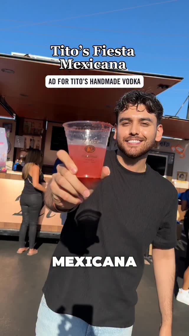 Instagram post by @jaimunoz8 for Tito’s Handmade Vodka. Caption reads: Thank you to @titosvodka for inviting me to Tito’s....