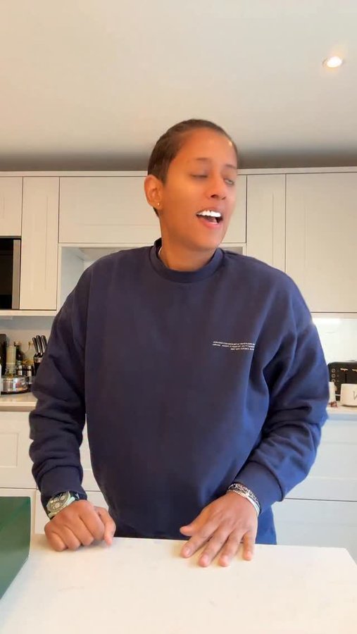 Instagram post by @whatnaveats for Gymkhana Fine Foods. Caption reads: Thank you so much @gymkhanafinefoods for making....