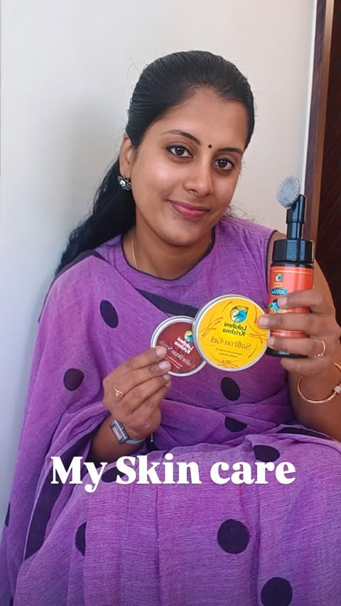 Instagram post by @arthi_lifestylebook for Lakshmikrishna Naturals. Caption reads: [...] detan scrub Order yours....