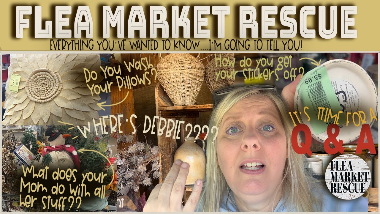 YouTube post by @FLEAMARKETRESCUE for Glowforge. Caption reads: FLEA MARKET RESCUE'S Q & A - WE'RE ANSWERING ALL....