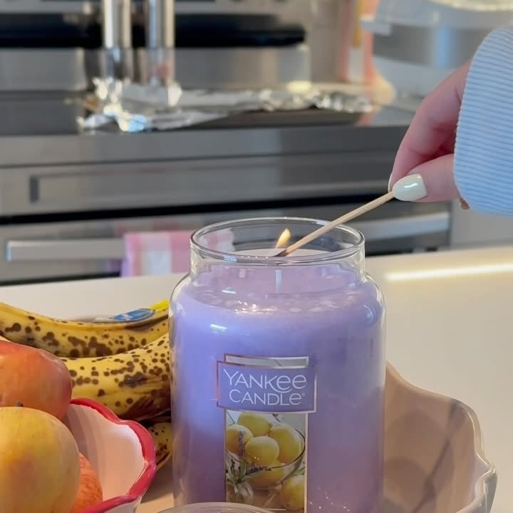 Instagram post by @fifiimarie for Yankee Candle. Caption reads: It wouldn’t be a true spring reset without my....