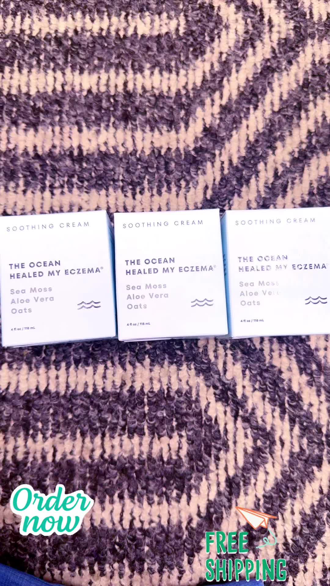 TikTok post by @mayaisback05 for Healed By The Ocean. Caption reads: [...] Dry Skin Healthcare Therapeutic @Healed By....