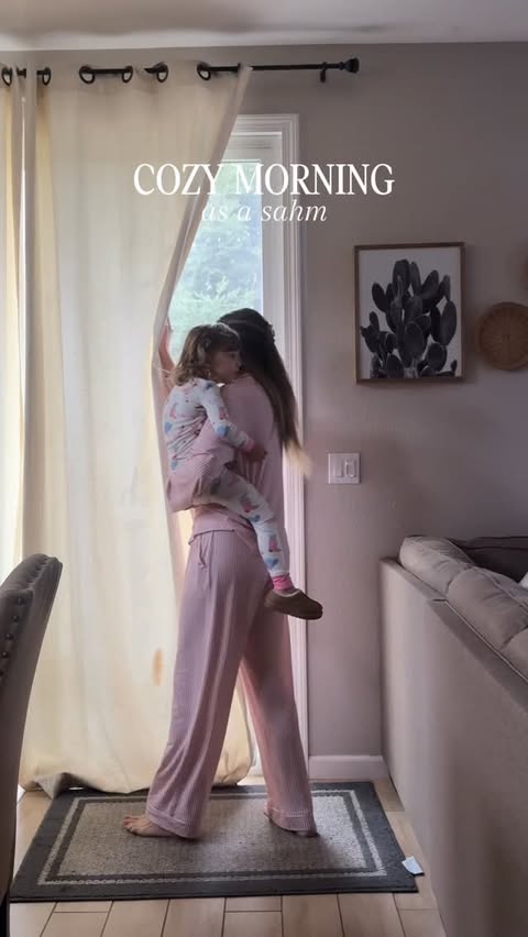 Instagram post by @daniellenhutchinson for Caden Lane. Caption reads: [...] in our favorite bamboo PJ's from @cadenlane....