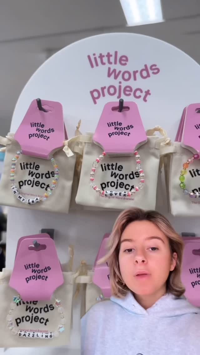 Instagram post by @swiftiesforeternity for Little Words Project. Caption reads: My favorite friendship bracelets and my favorite....