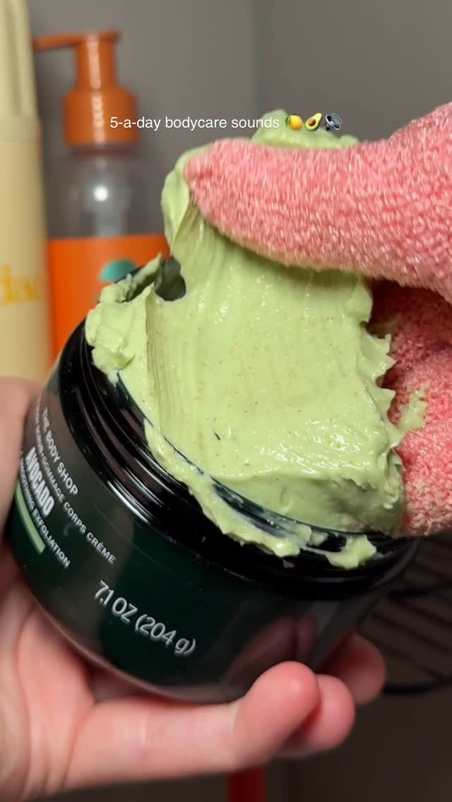 Instagram post by @youglowgrrl for Estrid. Caption reads: 5-a-day bodycare sounds 🍋🥑🔊

Products....