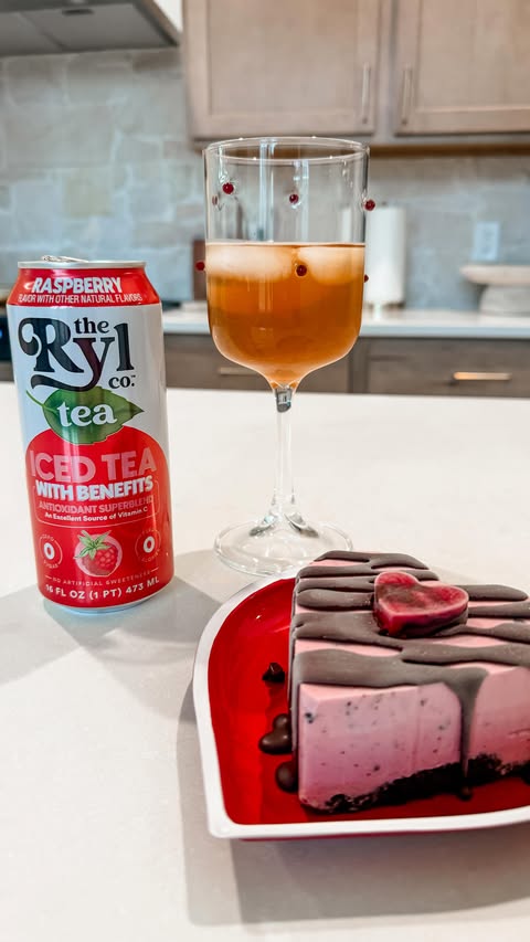 Instagram post by @surratt_holly for Ryl Tea. Caption reads: Our Valentine’s this year: @therylcompany tea,....