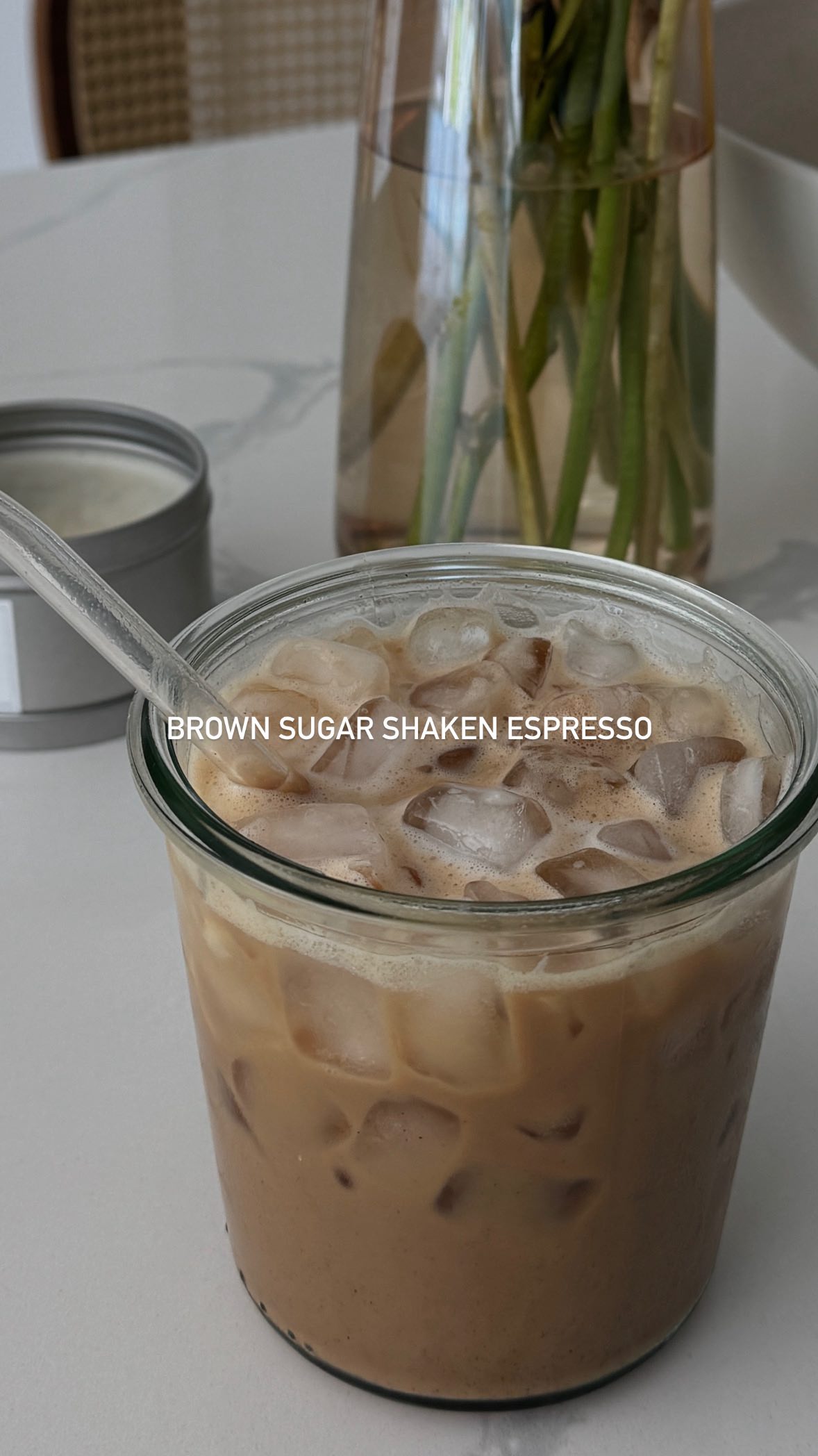 Instagram post by @jasmindtherd for Silk. Caption reads: save your money, make your brown sugar shaken....