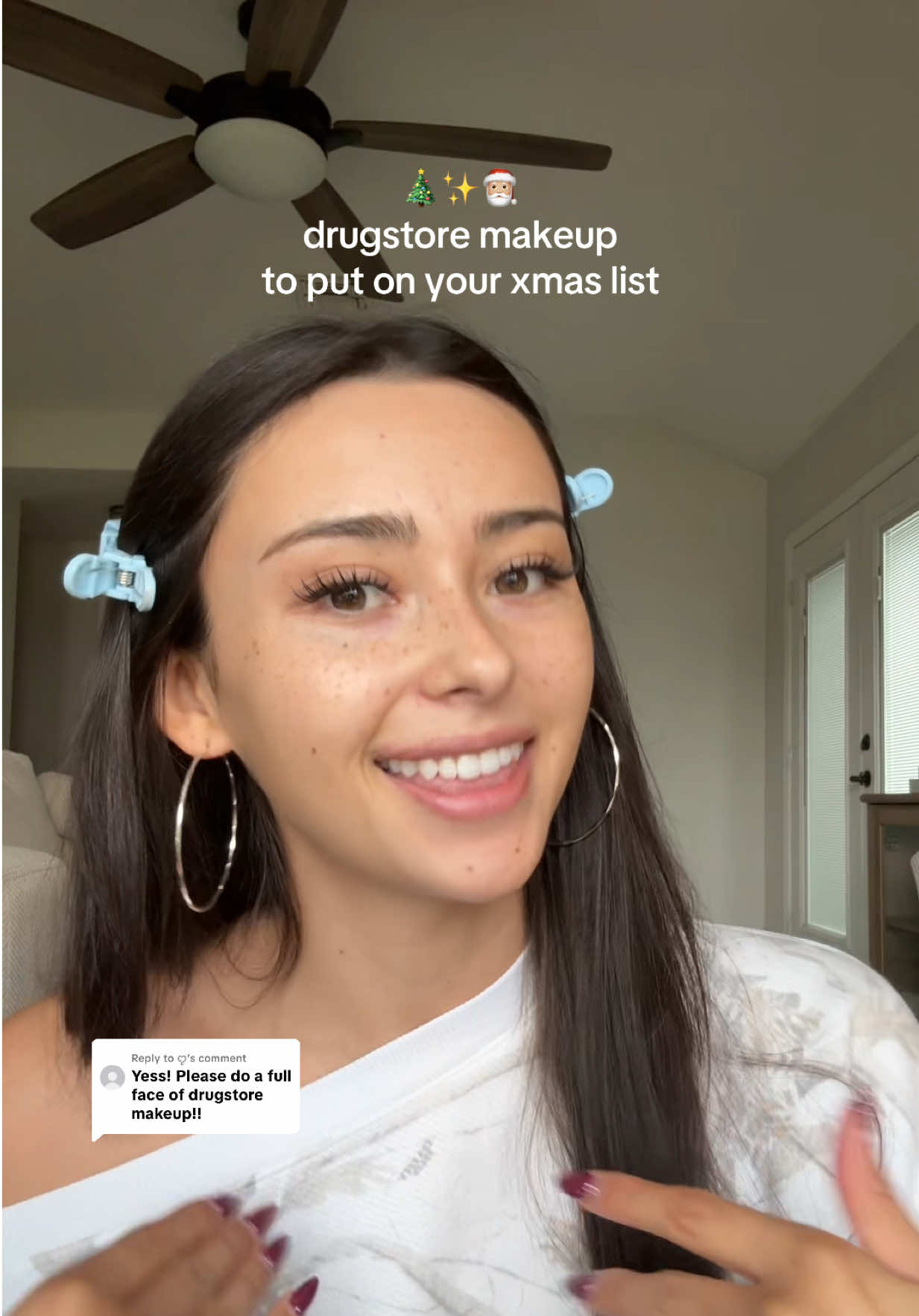 TikTok post by @kaylee.marina for Physicians Formula. Caption reads: Replying to @ꨄ︎ all the drugstore makeup I think....
