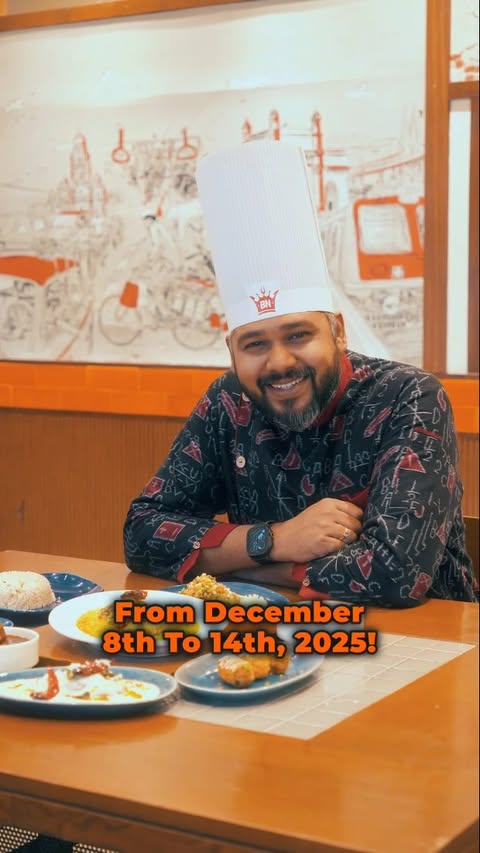 Instagram post by @abimilano for Barbeque Nation. Caption reads: Meet the man bringing Odisha’s soul to....