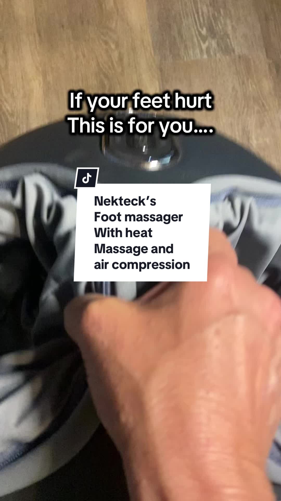TikTok post by @marcysworld1111 for Nekteck. Caption reads: [...] to get my use in before he gets home!....