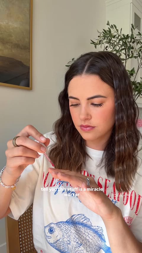 Instagram post by @alyssakatejohnson for ohora. Caption reads: Comment “NAILS” for direct links🔗 @ohora_usa....