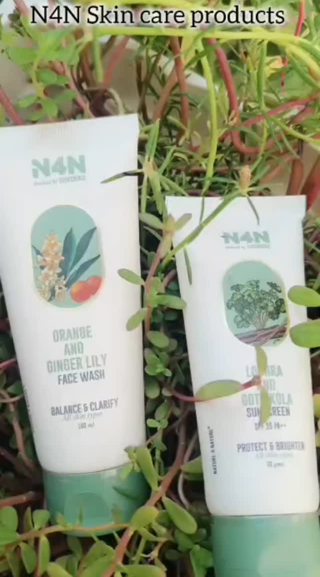Instagram post by @leena_tuteja for Nature4Nature Beauty. Caption reads: Wonderful skin care product range from....