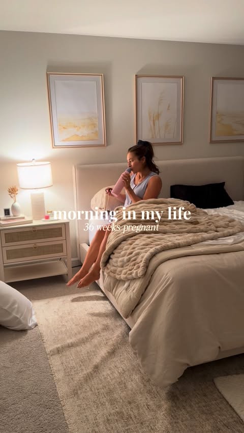 Instagram post by @bremaye for Clean Simple Eats. Caption reads: [...] 😅 love my mornings with cooper!!....