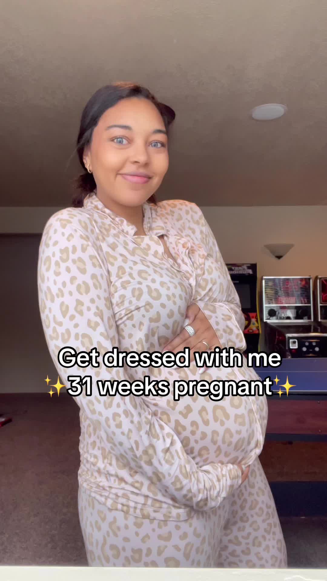 TikTok post by @destinyjimersonharmon for Shop Tucky. Caption reads: @Shop Tucky saves the day every time 😍 #pregnant....