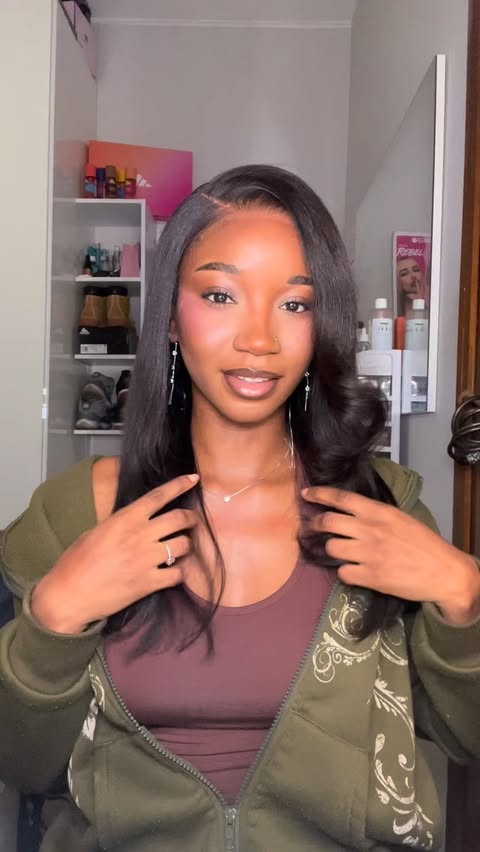 Instagram post by @only.shtaby for Luvme Hair. Caption reads: @luvmehair 🫠
•
•
•
#LuvmeHair #Luvmeforreal *adv.