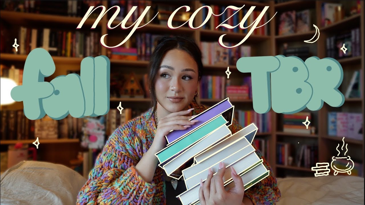 YouTube post by @haljones for Strapsicle. Caption reads: my cozy fall tbr 🍂🌙✨ all the books I hope to....