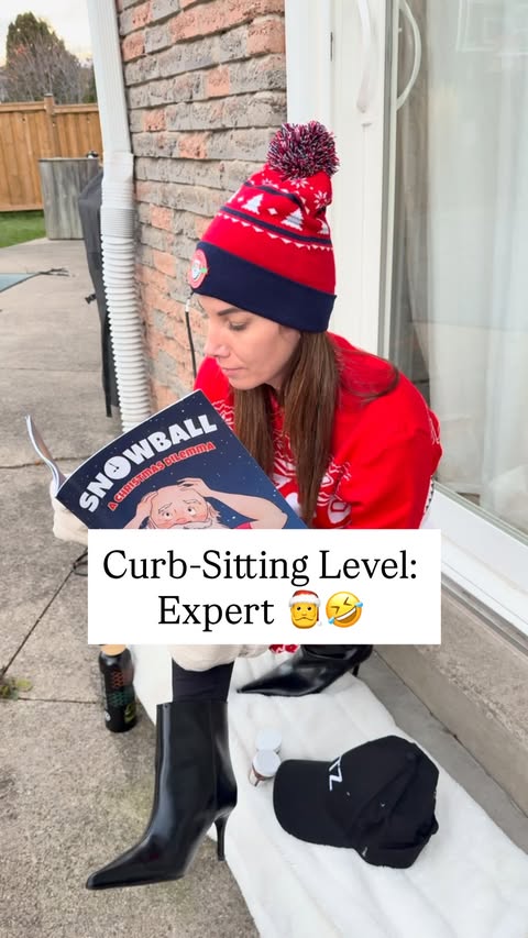 Instagram post by @ontariofamilytravels for Nutella. Caption reads: Practicing my stance for the Toronto Santa Claus....